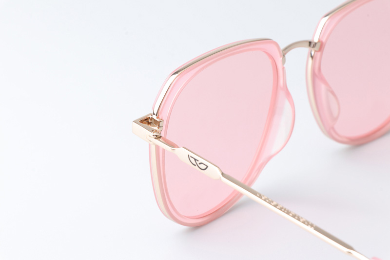 TM-Begins Sunglasses Gold Pink