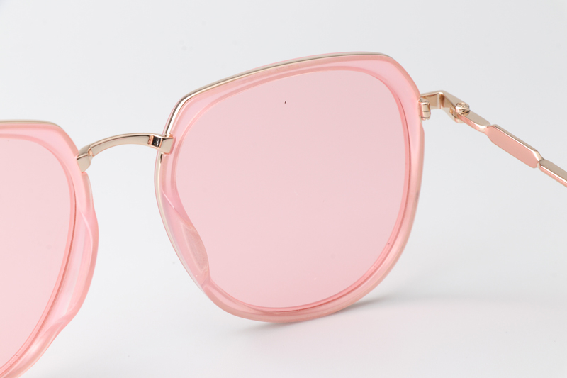 TM-Begins Sunglasses Gold Pink