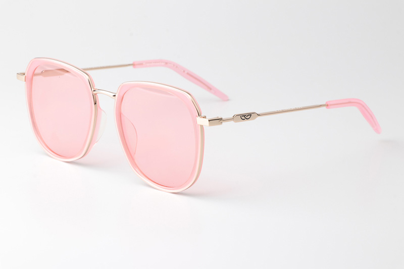 TM-Begins Sunglasses Gold Pink