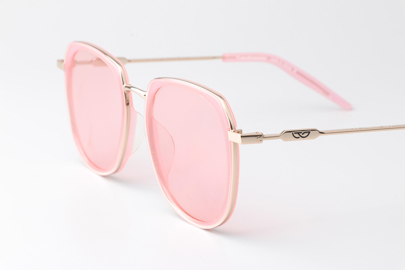 TM-Begins Sunglasses Gold Pink