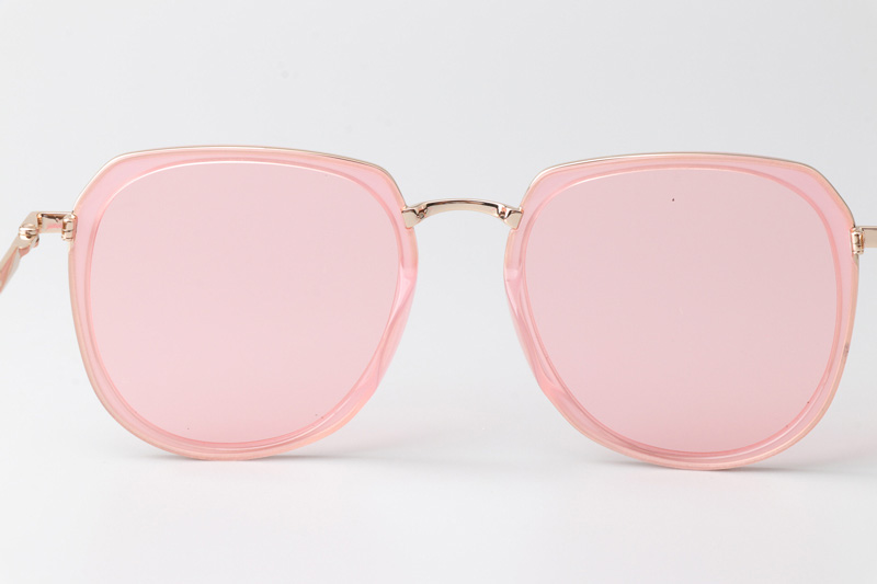 TM-Begins Sunglasses Gold Pink