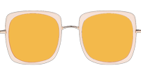 TM-Solstice Sunglasses Gold White Yellow