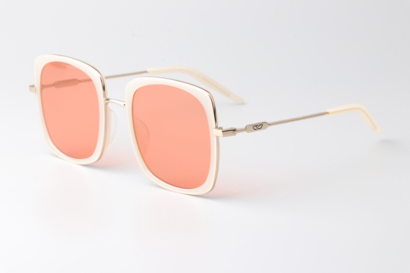 TM-Solstice Sunglasses Gold White Yellow