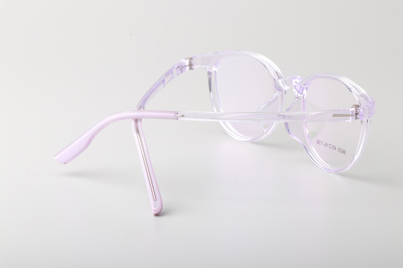TR6620 Eyeglasses Clear Purple