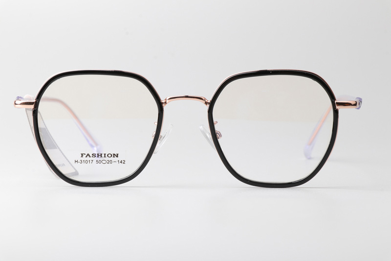 TT31017 Eyeglasses Black Rose Gold
