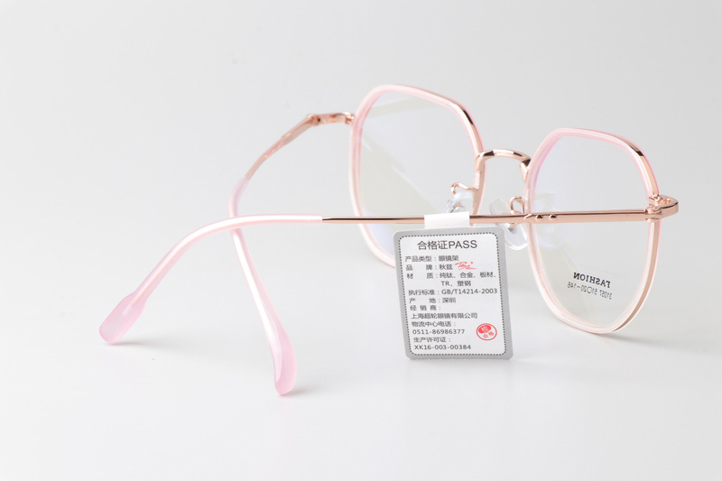 TT31057 Eyeglasses Pink Rose Gold