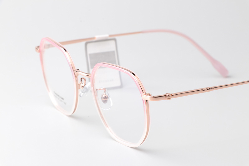 TT31057 Eyeglasses Pink Rose Gold
