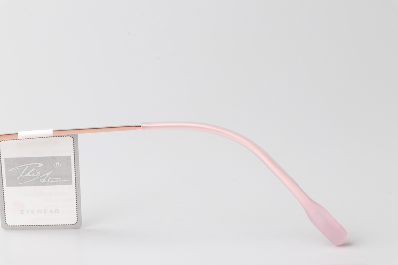 TT31057 Eyeglasses Pink Rose Gold