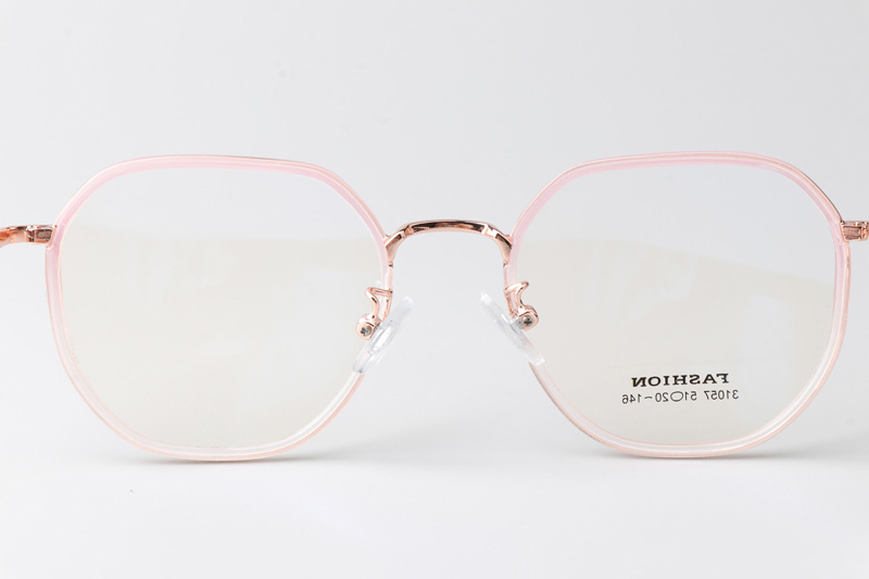 TT31057 Eyeglasses Pink Rose Gold