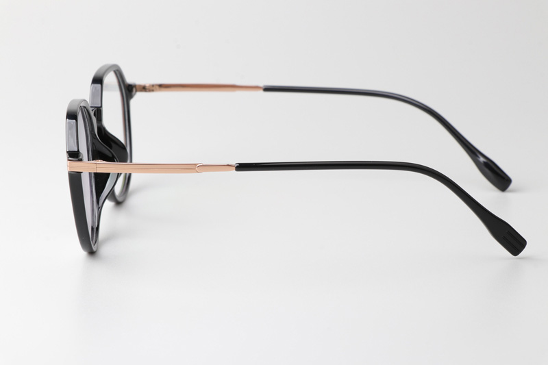 TT33002 Eyeglasses Black Rose Gold