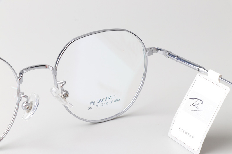 TT66616 Eyeglasses Black Silver