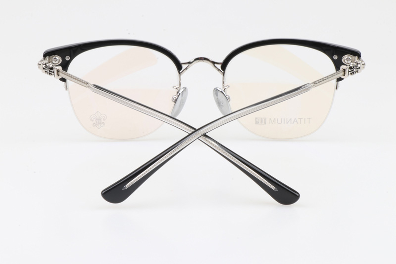 Tang Eyeglasses Black Silver