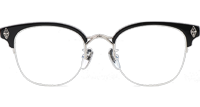 Tang Eyeglasses Black Silver