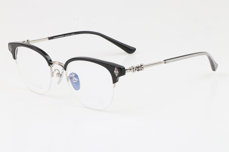 Tang Eyeglasses Black Silver