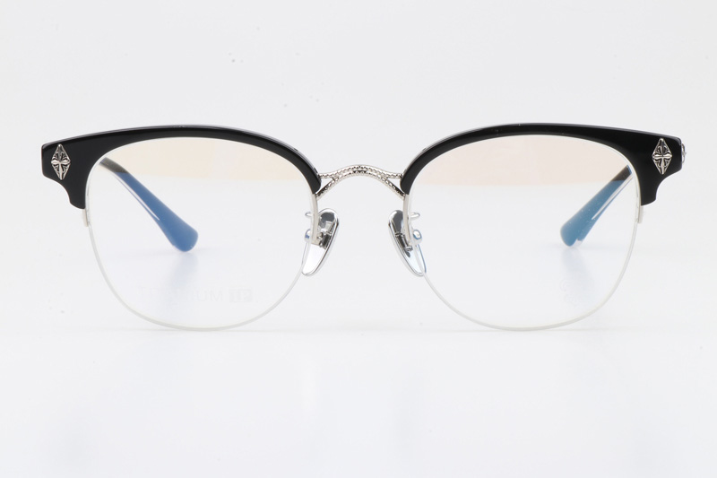 Tang Eyeglasses Black Silver