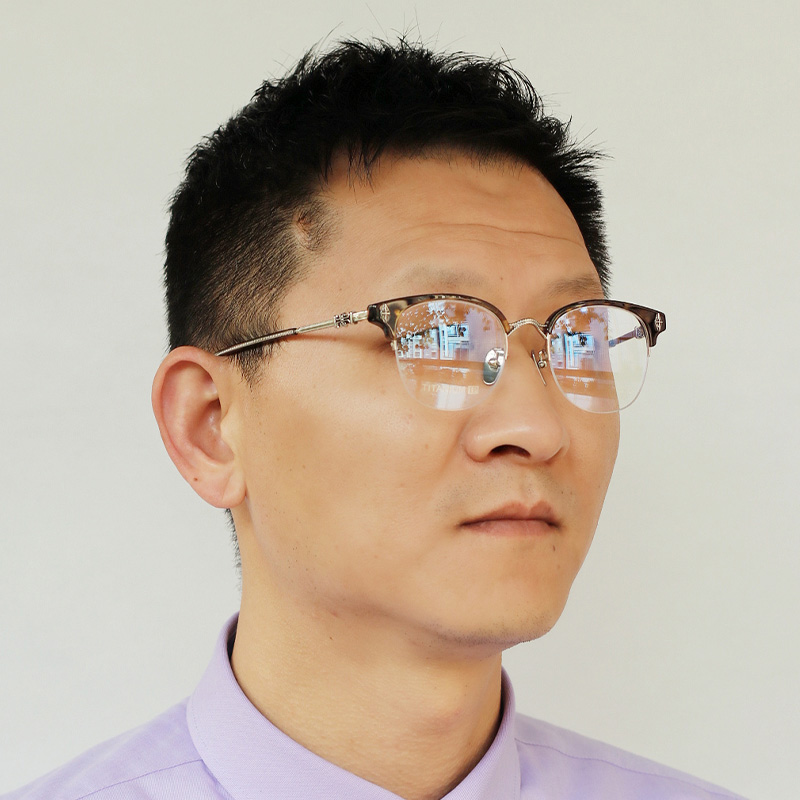 Tang Eyeglasses Tortoise Silver