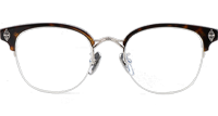 Tang Eyeglasses Tortoise Silver