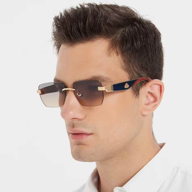 The Arntml I Sunglasses Gold Brown Gradient Brown