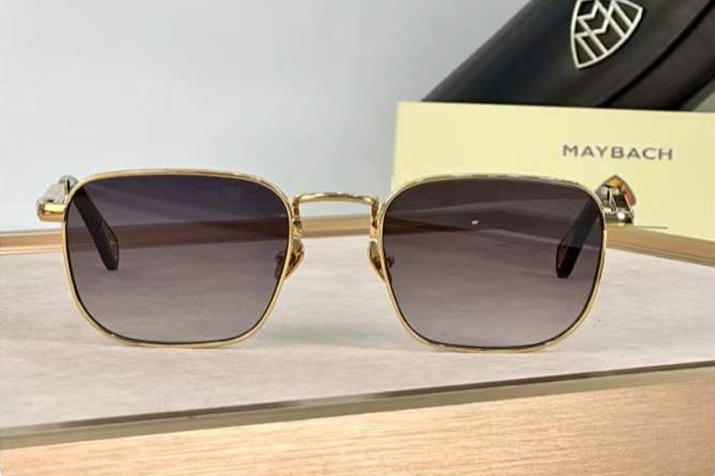 The Aro I Sunglasses Gold Gradient Gray