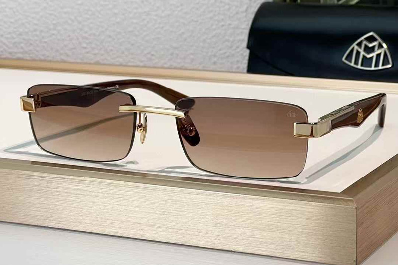 The Artist III Sunglasses Gold Brown Gradient Brown