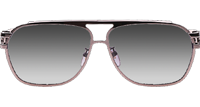 The Briwn Sunglasses Gunmetal Gradient Gray