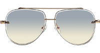 The Gen II Sunglasses Black Gold Gradient Gray