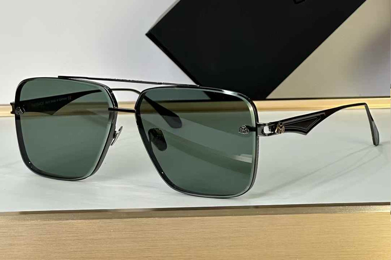 The Haly Sunglasses Gunmetal Green