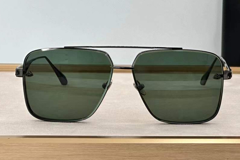 The Haly Sunglasses Gunmetal Green