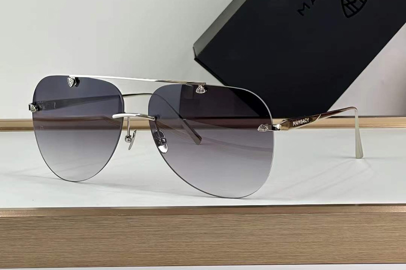 The Horizon I Sunglasses Silver Gradient Gray