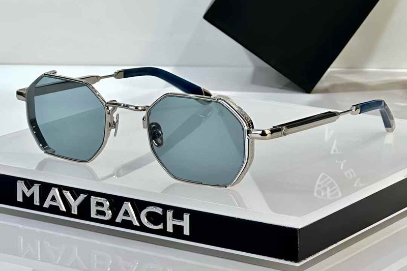 The Loew Sunglasses Silver Blue