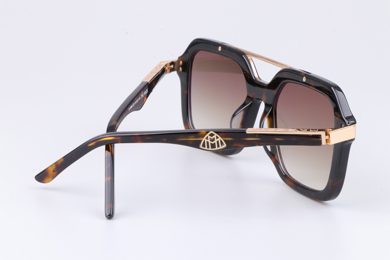 The Made Sunglasses Tortoise Gradient Brown