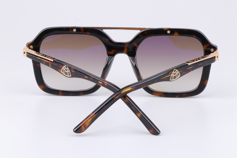 The Made Sunglasses Tortoise Gradient Brown