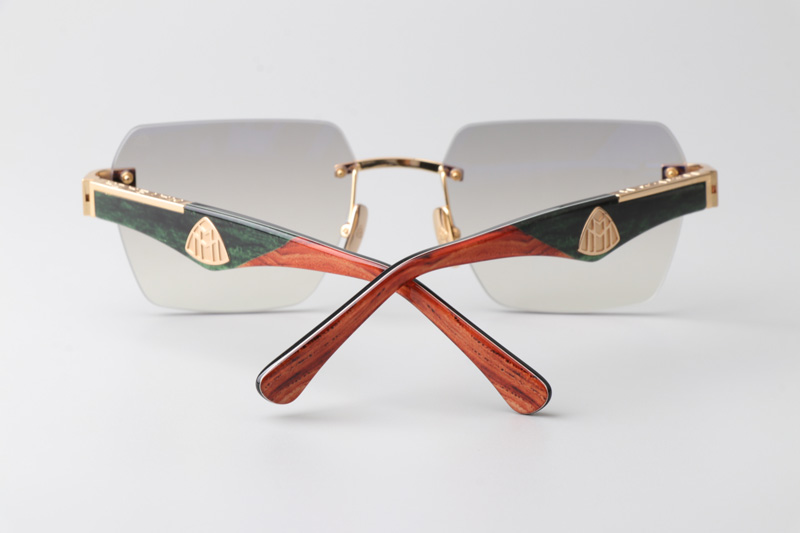 The Magic I Sunglasses Gold Black Gradient Gray