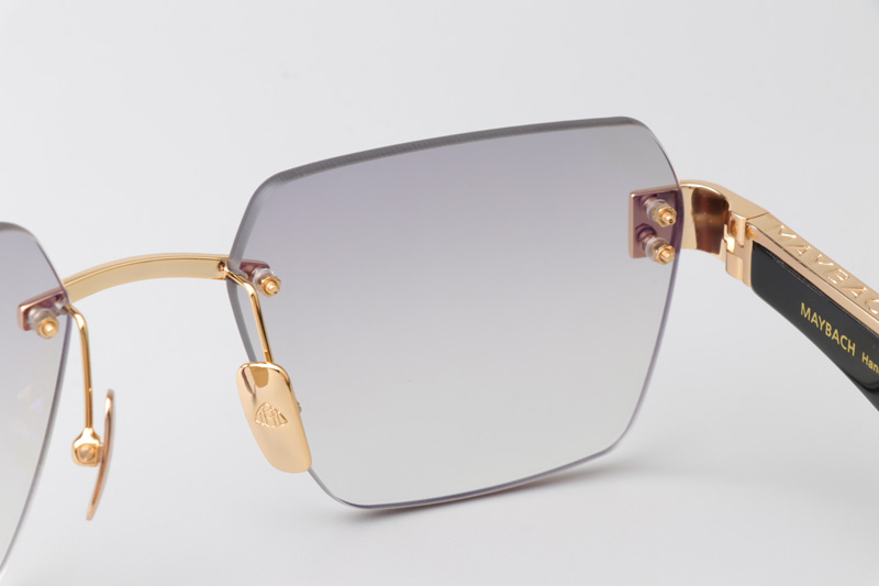 The Magic I Sunglasses Gold Black Gradient Gray