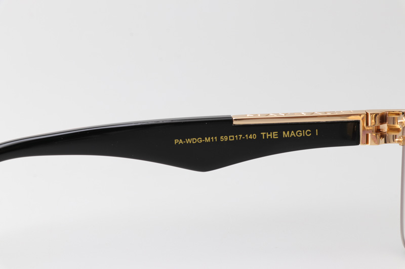 The Magic I Sunglasses Gold Black Gradient Gray