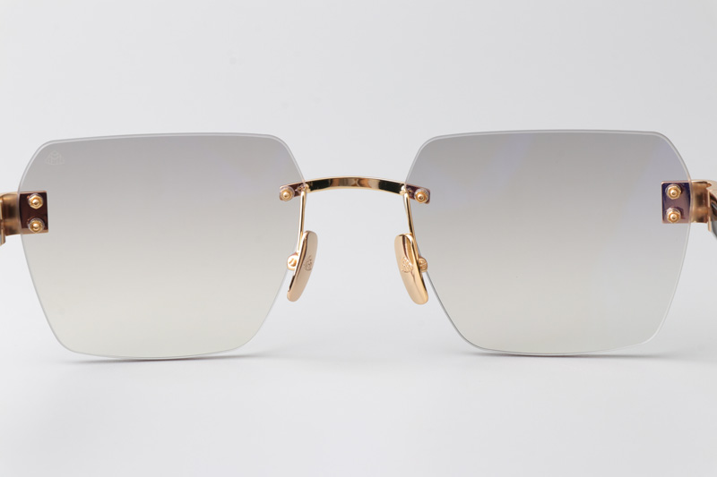 The Magic I Sunglasses Gold Black Gradient Gray
