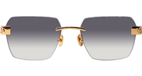 The Magic I Sunglasses Gold Green Gradient Gray