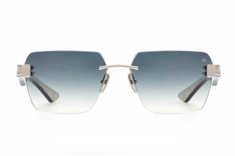 The Magic I Sunglasses Silver Black Gradient Gray