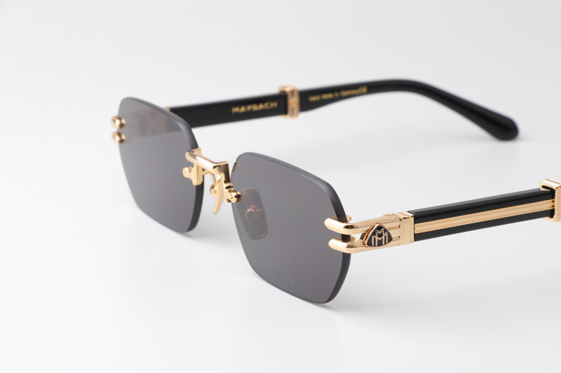 The Post Sunglasses Gold Black Gray