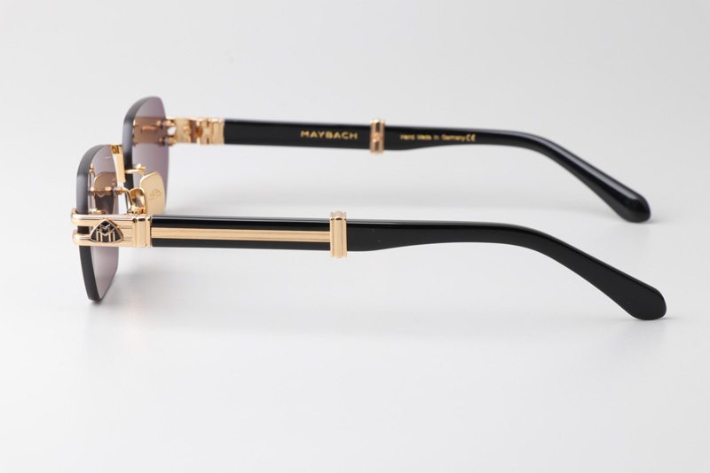 The Post Sunglasses Gold Black Gray