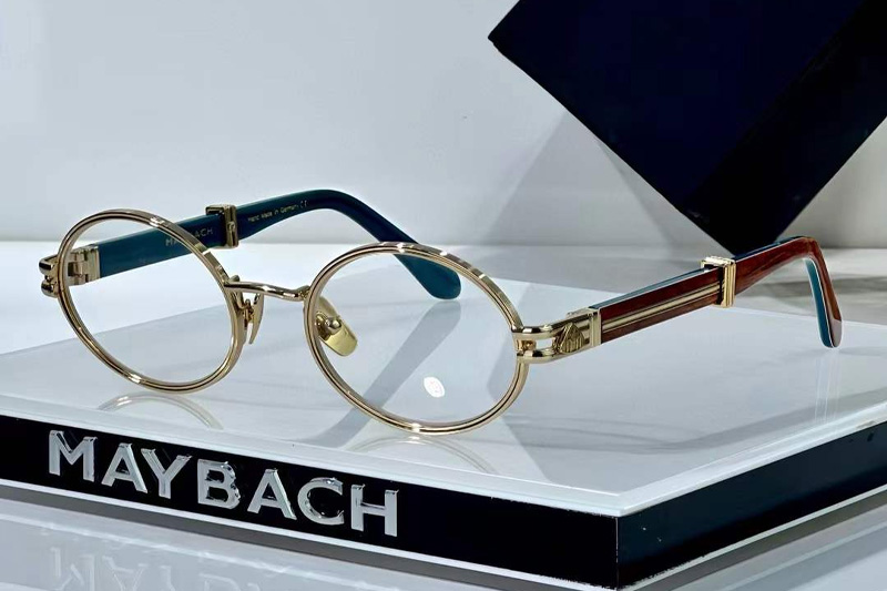 The Producer I Eyeglasses Gold Red