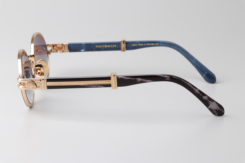 The Producer I Sunglasses Gold Black Gradient Gray