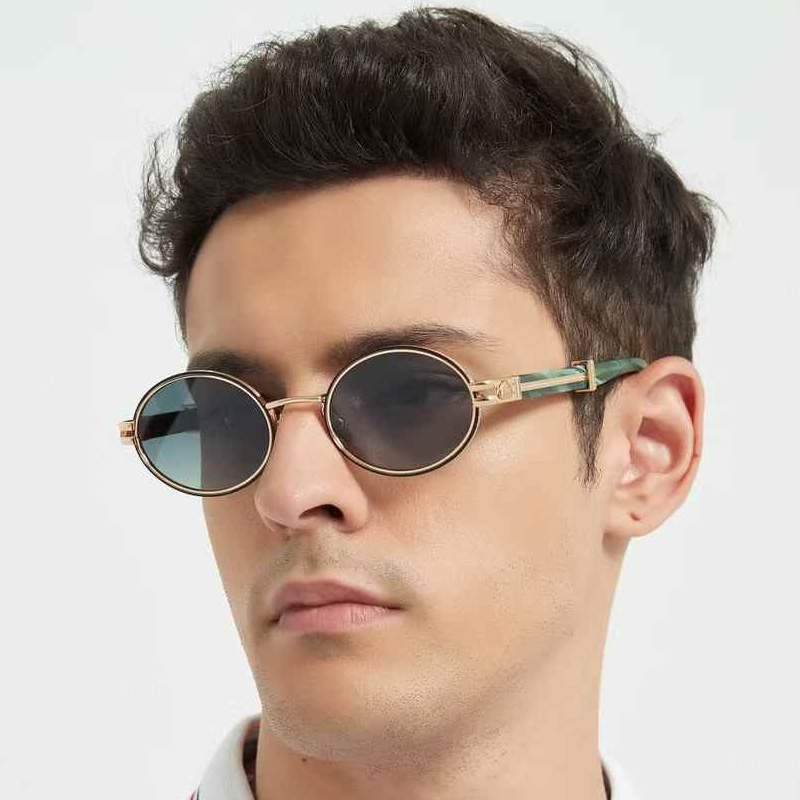The Producer I Sunglasses Gold Green Gradient Green