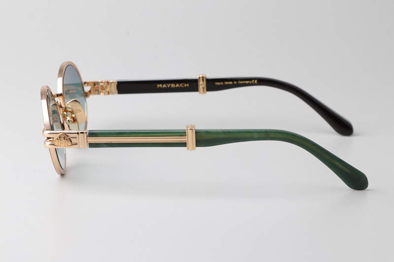 The Producer I Sunglasses Gold Green Gradient Green