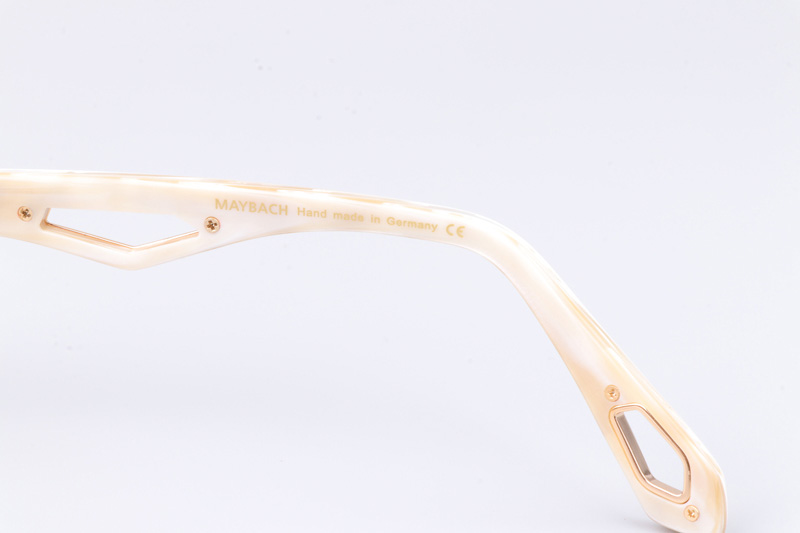 The Weben II Sunglasses Gold White Gradient Gray