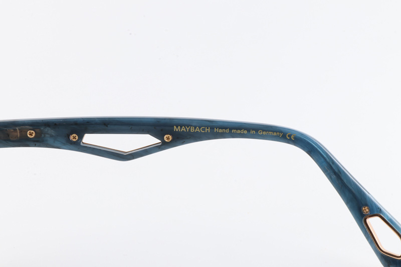 The Weben I Sunglasses Gold Blue Gradient Blue