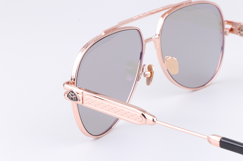 The Wen Sunglasses Rose Gold Silver