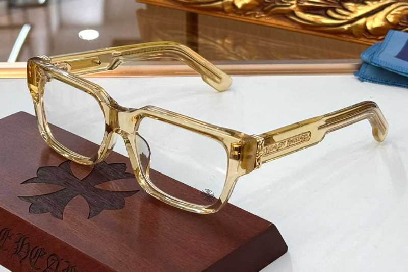 Thick Eyeglasses Brown
