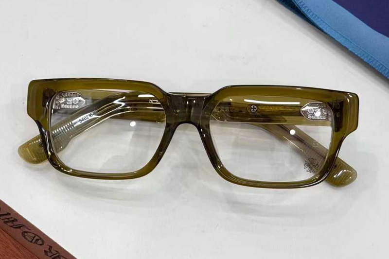 Thick Eyeglasses Green