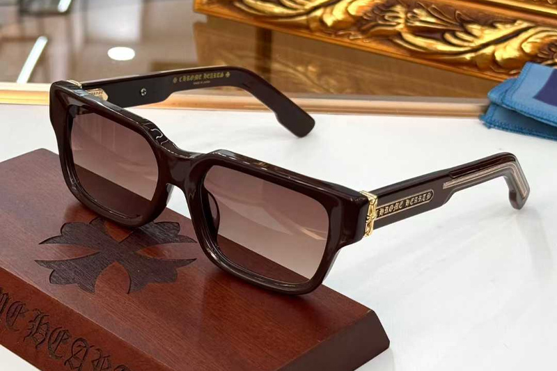 Thick Sunglasses Coffee Gradient Brown